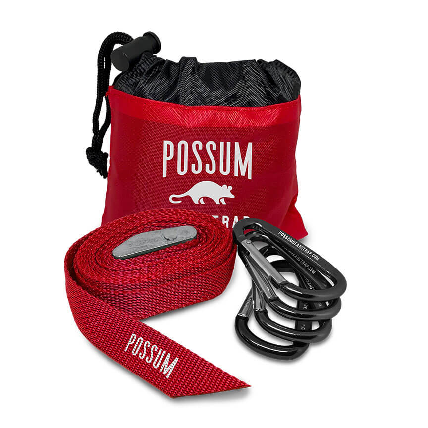 Must-have camping gear hanger Possum Gearstrap Pack